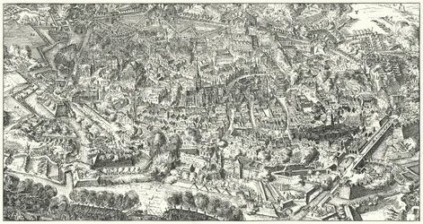 Die Schlacht der Entsatzarmee zur Befreiung der belagerten Stadt Wien von der osmanischen Armee, 1683